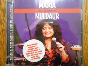 ライブ2008 未使用正規盤【 Maria Muldaur / Live In Concert CD 】マリア・マルダー ライヴ・イン・コンサート GRA12642