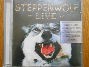 ほぼ未使用美品【 Steppenwolf / Live 】 ステッペンウルフ 1970年 ライブ Born To Be Wild Magic Carpet Ride John Kay BGOCD412 UK盤