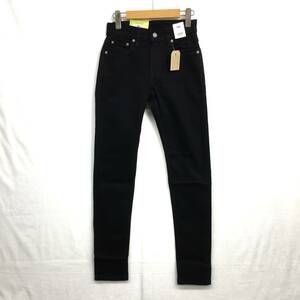 EZ3253●タグ付き Levi's SKINNY TAPER スキニー ブラック デニム●W27●ブラック リーバイス