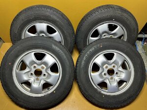 【送料無料】175/80R15 90S GOODYEAR EfficientGripSUV HP01 ホイール付【4本セット】★7454