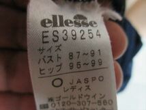 2874 ≪O≫ ellesse ムチ可愛いも残念薄々でした Xバック 競泳水着4-3_画像4