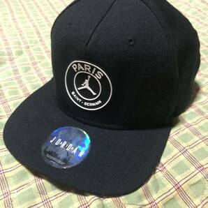 希少モデル 19ss NIKE AIR JORDAN × PSG PRO CAP BLACK ナイキ エアジョーダン キャップ パリサンジェルマン ブラックの画像1