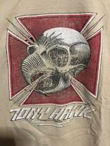 古着 ヴィンテージ TONY HAWK トニーホーク 半袖 Tシャツ ベージュ_画像4