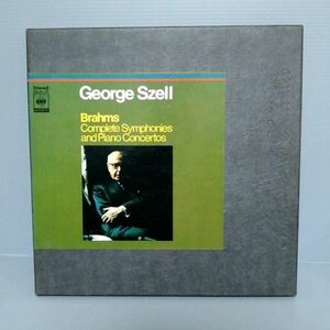 ジョージ・セル　George Szell ブラームス　Brahms complete symphonies and piano concertos LP 化粧箱