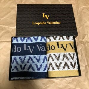 新品　LEOPOLDO VALENTINO ハンドタオル　ハンカチ　ミニタオル