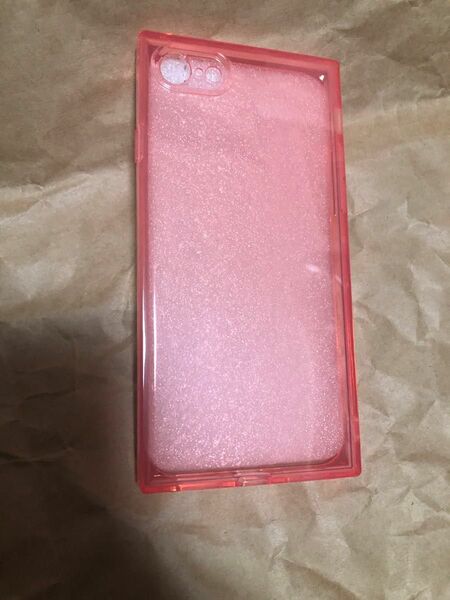 新品　2個セット　iPhone 7 8 se2 se3 iphoneケース　クリアケース　ピンク　透明 