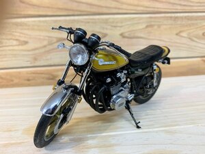 ■WIT's KAWASAKI 750 ウィッツ カワサキ キャンディ トーンイエローグリーン 1/12 バイク ジャンク カスタムリペア品