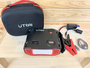 ■UTRAI ジャンプスターター 24000mAh ピーク電流2000A 電動空気入れ 一台四役 エアーコンプレッサー搭載 [中古]