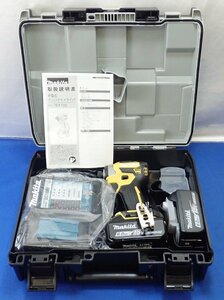 ◎未使用 makita マキタ 充電式インパクトドライバ TD173DGXFY　フレッシュイエロー　18V 6.0Ah