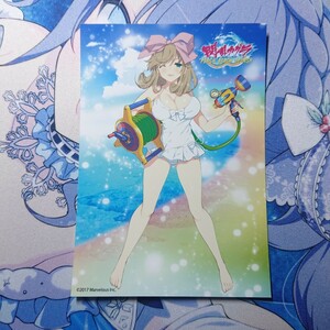 【正規品】閃乱カグラ PEACH BEACH SPLASH L判ブロマイド イラストカード ポストカード 春花