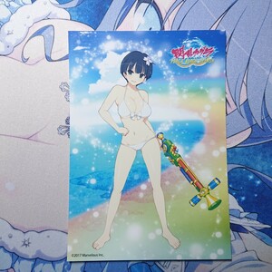 【正規品】閃乱カグラ PEACH BEACH SPLASH L判ブロマイド イラストカード ポストカード 夜桜