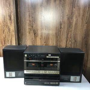 A600【神奈川県厚木市・現状品】テクニクスTechnics　オーディオ4点セット　SL-F1C SA-K3W SB-F35 　システムコンポ ミニコンポ レトロ