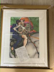 ジョジョ展 2012 超貴重 ジョジョの奇妙な冒険 高級 複製原画 徐倫＆ブチャラティ GUCCI コラボ JOJO 徐倫 ブチャラティ グッチ 荒木飛呂彦