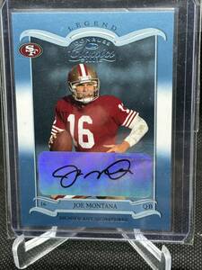 2003 panini donruss JOE MONTANA 直筆サインカード Auto 