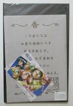 01 中古品 USED バンダイ ワンピース THE・手配書コレクション BANDAI ONE PIECE ルフィ エース チョッパー ゾロ サンジ ナミ WANTED_画像5