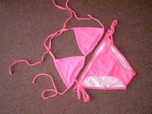 * cat pohs postage included * Victoria Secret sexy triangle bikini swimsuit beautiful pink **