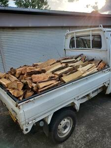  firewood *40cm break up firewood * Akashi a*keyaki*enoki etc. wide leaf deciduous tree light truck 1 pcs ( approximately 350kg) wood stove etc. how about you? ③