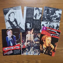 セックス・ピストルズ SEX PISTOLS ファイナル・ツアー US Tour 1978年 グラビア 読み物【切り抜き 9ページ】Sid Vicious/Johnny Rotten_画像1