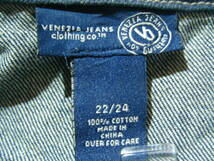 ssyy2249 VENEZIA JEANS Gジャン デニムジャケット ブルー ■ オーバーサイズ ■ ビッグシルエット ワイド カジュアル サイズ22/24_画像9