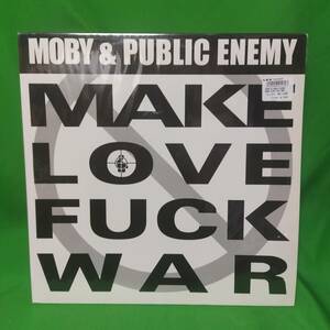 12' レコード Moby & Public Enemy - Make Love Fuck War