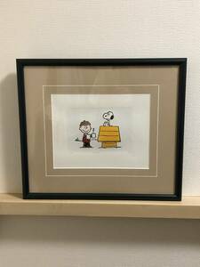 世界500枚限定品Sowa & Reiser PEANUTS エッチング Latte' Express スヌーピー チャーリーブラウン　アート UF スモール　絵　額縁