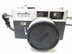 H319　カメラ　minolta　HI-MATICE　/　ROKKOR-QF　1：1.7　ｆ=40㎜