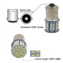 24V S25 LED シングル 180°平行ピン 50連 マーカー球 トラック 大型車 デコトラ ピンク 2個セット_画像4