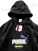 メンズ US/S 日本M相当 大き目 ◆未使用 プーマ PUMA x バターグッズ BUTTERGOODS コラボ スウェット プルオーバー フーディー パーカー_画像2