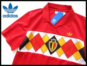 メンズ L 未使用 定価15400円 adidas Originals アディダス サッカー ユーロ1984フランス大会 ベルギー代表 ジャージ レプリカユニフォーム