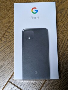 Google Pixel4 empty box box black 