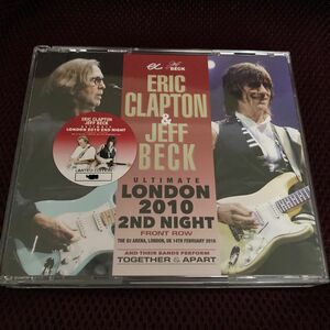 ULTIMATE LONDON 2010 2ND NIGHT FRONT ROW ERIC CLAPTON & JEFF BECK