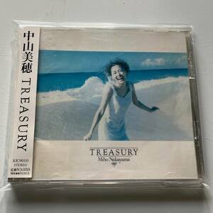 音楽CD☆中山美穂ベスト　帯付き「TREASURY」世界中の誰よりきっと　人魚姫　未来へのプレゼント　ただ泣きたくなるの