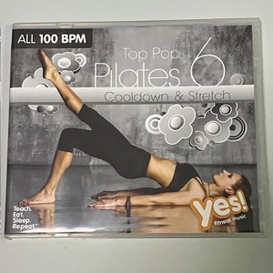 中古音楽CD★Top Pop Pilates 6　ヨガ　ピラティス　調整系　レッスンにノンストップ　BPM100