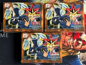 遊戯王OCG☆デュエルモンスターズ EX 復刻版☆-決闘者伝説-☆三個セット☆未開封シュリンク付き☆東京ドーム限定品☆検）青眼の白龍　海馬