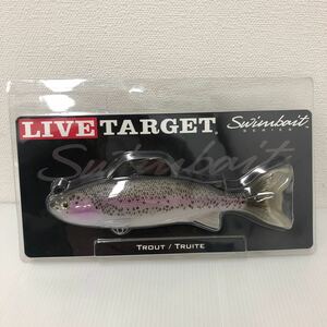 ライブターゲット LIVETARGET トラウトアダルトスイムベイト 6 1/2inch シルバー/バイオレット【新品未使用品】60サイズ発送61109