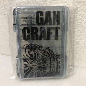 ガンクラフト (Gan Craft) フェイスロゴ リバーシブルボックス Sサイズ #01 クリア/スモーク【新品未使用品】60サイズ発送61181