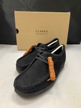【訳あり新品】Clarks Wallabee Black Suede 26155522 UK4.5 23.5cm クラークス ワラビー ブラックスウェード _画像1