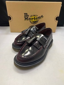 【訳あり新品】Dr.Martens ADRIAN TASSEL LOAFER 24370600 CHERRY RED UK3.0 22.0cm ドクターマーチン エイドリアン チェリーレッド