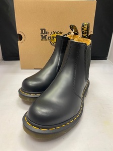 【訳あり新品】Dr.Martens Chelsea Boot 22227001 2976 Ys BLACK UK5.0 24.0cm ドクターマーチン チェルシーブーツ サイドゴア ブラック 