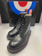 【訳あり新品】Dr.Martens 8EYE BOOT 25268001 1460 The Who BLACK TARGET SMOOTH UK8.0 27.0cm ドクターマーチン 8ホール ザフー_画像1