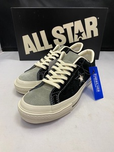 【新品】Converse SOMA One Star J VTG Suede TimeLine Black/Grey US8.5 27.0cm ワンスター 日本製 MADE IN JAPAN ブラック グレー 