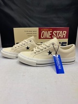 【新品】Converse ONE STAR J VTG CNVS WHITE US8.5 27.0cm ワンスター 日本製 MADE IN JAPAN キャンバス ホワイト ヴィンテージ_画像2