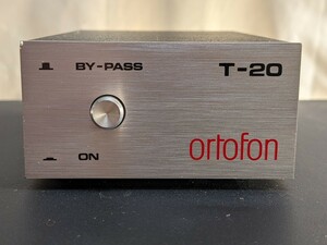【中古品】Ortofon オルトフォン ortofon 昇圧トランス T-20 （Made in Denmark）　