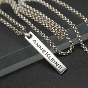 L175 ANNE KLEIN II Anne Klein SILVER925 STERLING stamp pendant necklace design silver 