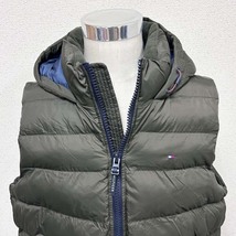 新品 わけあり TOMMY HILFIGER トミーヒルフィガー 中綿ダウンベスト 150AN614 オリーブ XＬサイズ_画像4