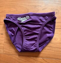 【美品】SPEEDO / flyingfish / フライングフィッシュ / パープル / Mサイズ / 光沢 / スピード / 競パン 競泳水着_画像4