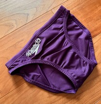 【美品】SPEEDO / flyingfish / フライングフィッシュ / パープル / Mサイズ / 光沢 / スピード / 競パン 競泳水着_画像6