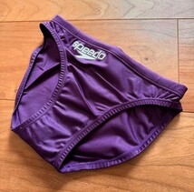 【美品】SPEEDO / flyingfish / フライングフィッシュ / パープル / Mサイズ / 光沢 / スピード / 競パン 競泳水着_画像5