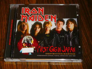 未開封新品 IRON MAIDEN / FIRST GIG IN JAPAN 1981 : DEFINITIVE MASTER 初回ナンバリングステッカー付 ZODIAC Steve Harris NWOBHM