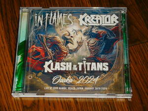 新品 KREATOR / IN FLAMES 「 OSAKA 2024 」Dragonflame スラッシュメタル メロデス